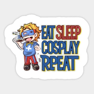Cosplay time Sticker